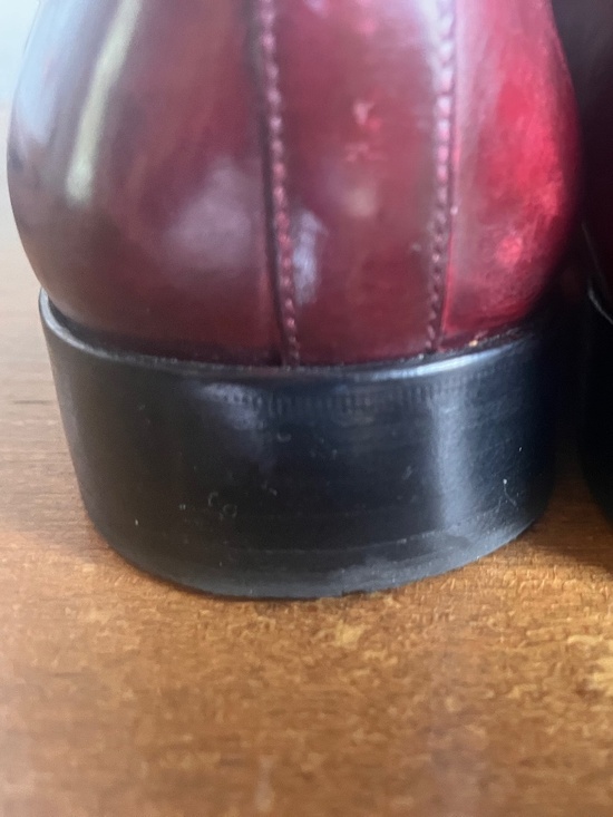 “Poitier” double monk size 8.5 (US 9.5) in oxblood main image 12
